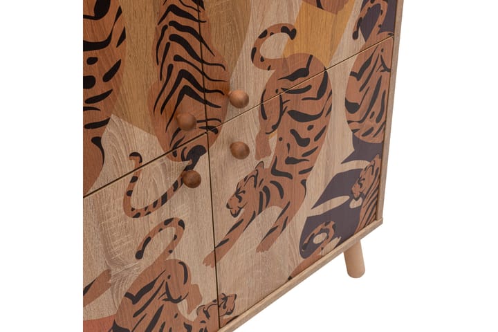 Tigris Highboard 95x111 cm Monivärinen - Hanah Home - Säilytys - Kaappi - Säilytyskaappi