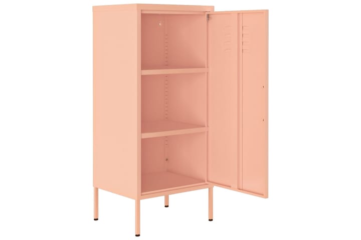 beBasic Varastokaappi pinkki 42,5x35x101,5 cm teräs - Pinkki - Säilytys - Kaappi - Säilytyskaappi - Toimistokaappi - Arkistokaappi & kansiokaappi