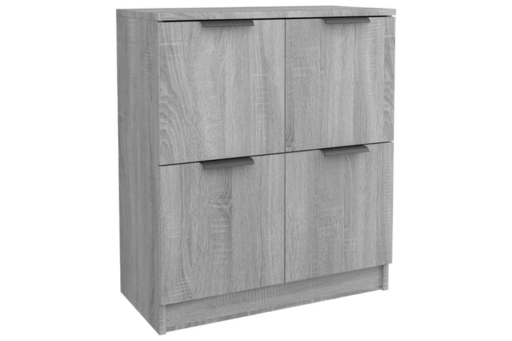 beBasic Senkit 2 kpl harmaa Sonoma 60x30x70 cm tekninen puu - Harmaa - Senkki