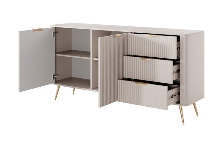 Forba Komero 164 cm - Beige - Säilytys - Säilytyskalusteet - Lipasto