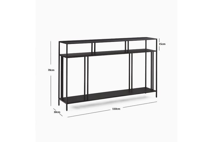 Tarjoilukaappi Itason 110 cm - Musta - Säilytys - Säilytyskalusteet - Senkki