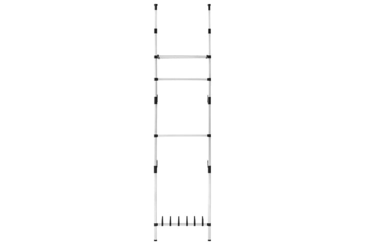 Teleskooppinen vaatekaappijärjestelmä tangot ja hylly alumii - Hopea - Säilytys - Vaatesäilytys - Vaatekaappi
