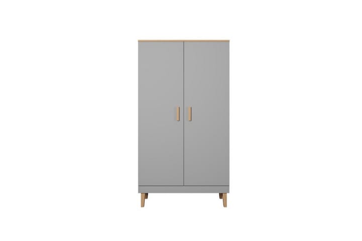 Vaatekaappi Denver 184x100x55 cm Harmaa/Beige - Kocot - Säilytys - Vaatesäilytys - Vaatekaappi