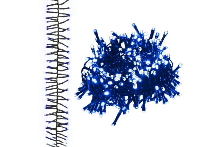 beBasic Cluster LED-valonauha 1000 LED-valoa sininen 20 m PVC - Sisustustuotteet - Joulukoristeet & juhlakoristeet - Joulukoristeet - Joulukynttilä