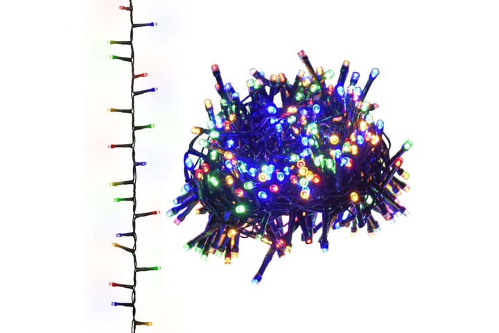 beBasic Kompakti LED-valonauha 400 LED-valoa monivärinen 4 m PVC - Sisustustuotteet - Joulukoristeet & juhlakoristeet - Joulukoristeet - Joulukynttilä