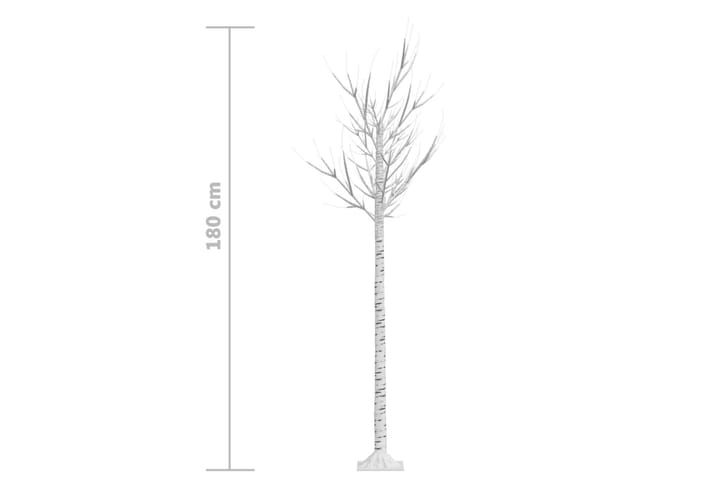 Joulukuusi 180 LED 1,8 m lämmin valkoinen paju ulos/sisälle - Sisustustuotteet - Joulukoristeet & juhlakoristeet - Joulukoristeet - Tekokuusi