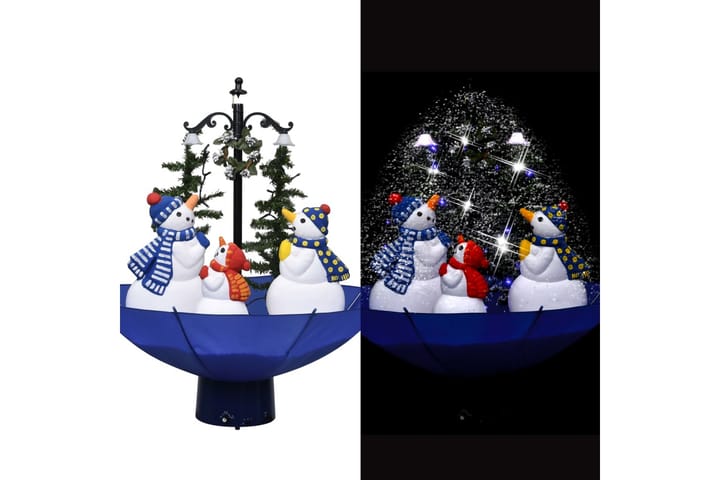 Lunta satava joulukuusi sateenvarjopohjalla sininen 75cm PVC - Sisustustuotteet - Joulukoristeet & juhlakoristeet - Joulukoristeet - Tekokuusi