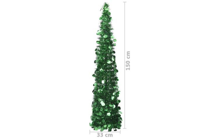 Pop-up tekojoulukuusi vihreä 150 cm PET - Sisustustuotteet - Joulukoristeet & juhlakoristeet - Joulukoristeet - Tekokuusi