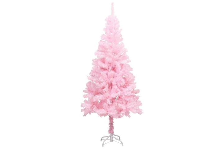 Tekojoulukuusi LED-valoilla ja palloilla pinkki 120 cm PVC - Sisustustuotteet - Joulukoristeet & juhlakoristeet - Joulukoristeet - Tekokuusi