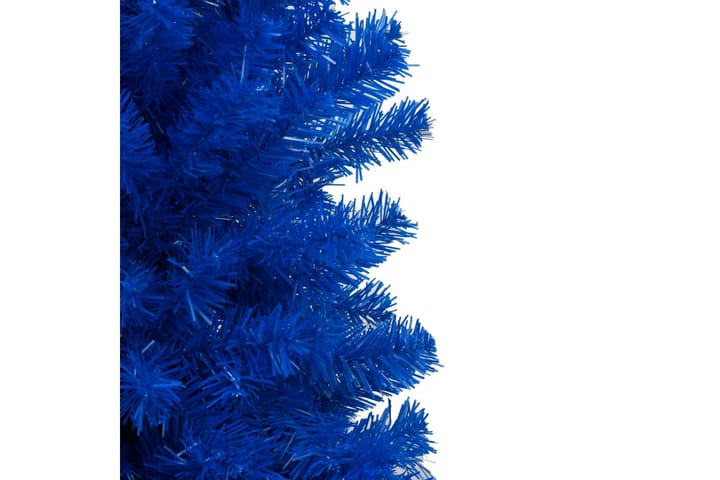 Tekojoulukuusi LED-valolla ja palloilla sininen 180 cm PVC - Tekokuusi
