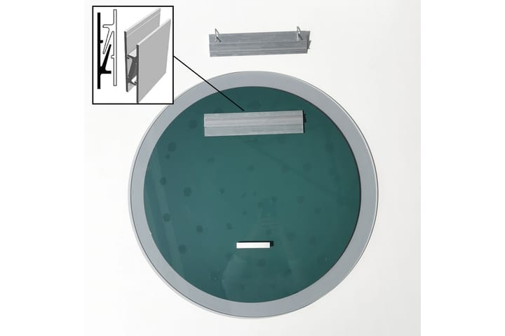 Seinäpeili Banize Pyöreä 65 cm - Karkaistu Lasi - Sisustustuotteet - Peili - Eteispeili