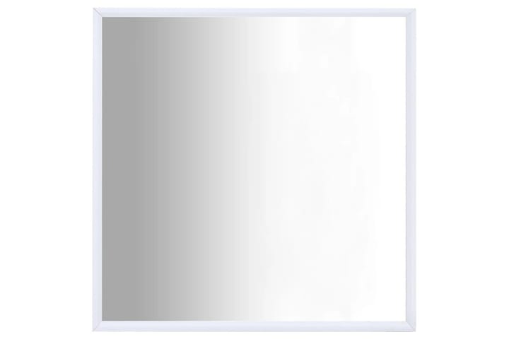 Peili 50x50 cm - Valkoinen - Peili - Seinäpeili - Eteispeili - Peili valaistuksella