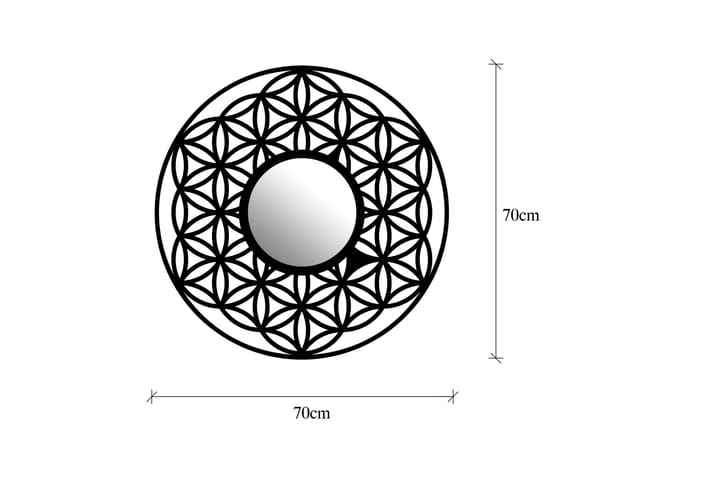 Peili Life - Musta - Sisustustuotteet - Peili