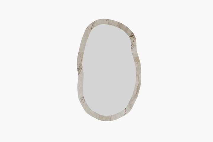 Zeo Seinään kiinnitettävä Peili 52 cm - Beige - Sisustustuotteet - Peili