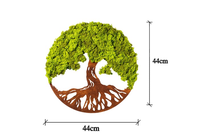 Canvastaulu Tree Of Life 3 - 44x44 cm - Sisustustuotteet - Seinäkoristeet