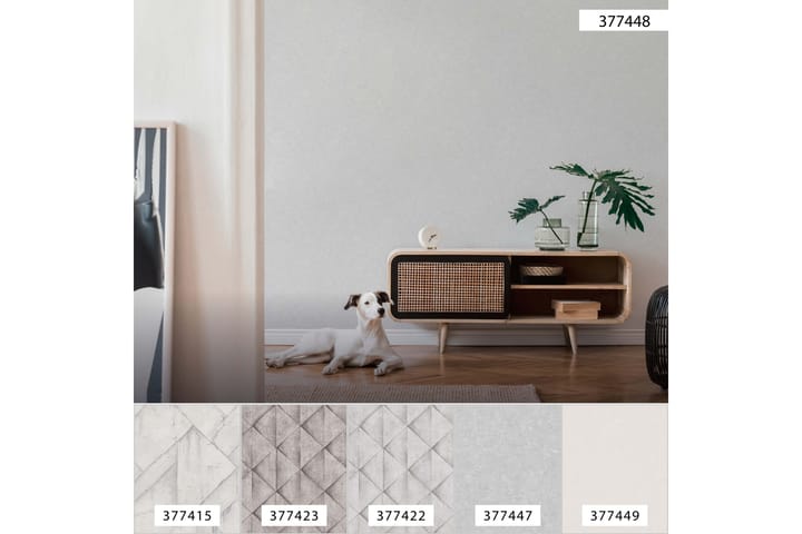 AS Creation Tapetti Industrial Kuitu Harmaa Valkoinen - AS Creation - Sisustustuotteet - Seinäkoristeet - Tapetit - Keittiötapetti