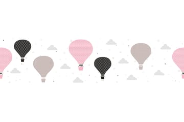 AS Creation Itseliimautuva Boordi Cloud Balloons Harmaa