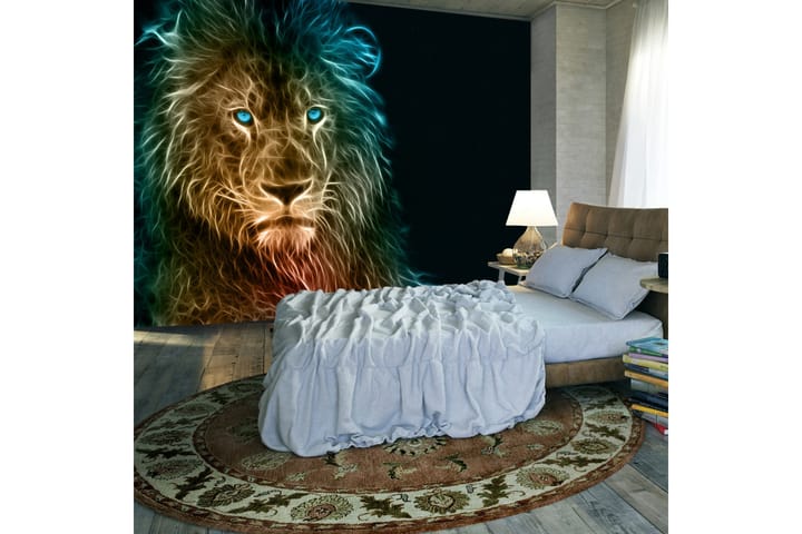 Valokuvatapetti Abstract Lion 350x245 - Artgeist sp. z o. o. - Sisustustuotteet - Seinäkoristeet - Tapetit - Valokuvatapetit