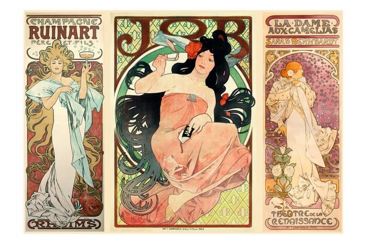 Valokuvatapetti Alphonse Mucha Women's 150x105 - Artgeist sp. z o. o. - Sisustustuotteet - Seinäkoristeet - Tapetit - Valokuvatapetit