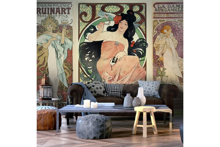 Valokuvatapetti Alphonse Mucha Women's 150x105 - Artgeist sp. z o. o. - Sisustustuotteet - Seinäkoristeet - Tapetit - Valokuvatapetit