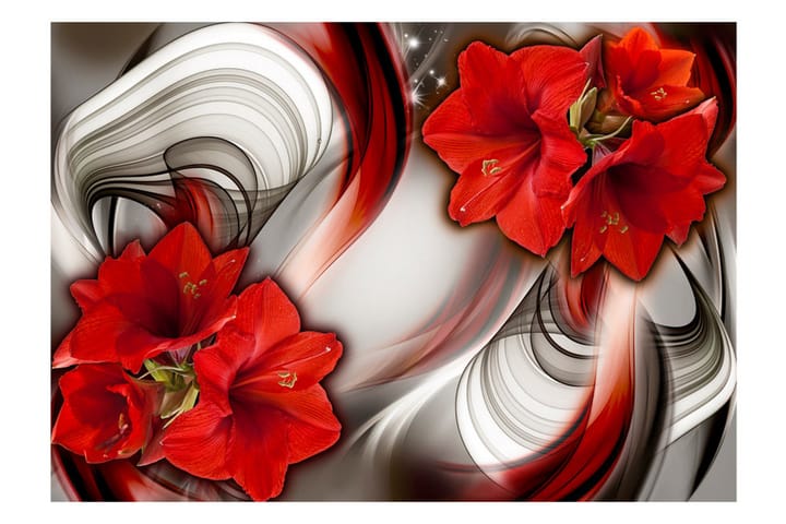 Valokuvatapetti Amaryllis Ballad Of The Red 100x70 - Artgeist sp. z o. o. - Sisustustuotteet - Seinäkoristeet - Tapetit - Valokuvatapetit