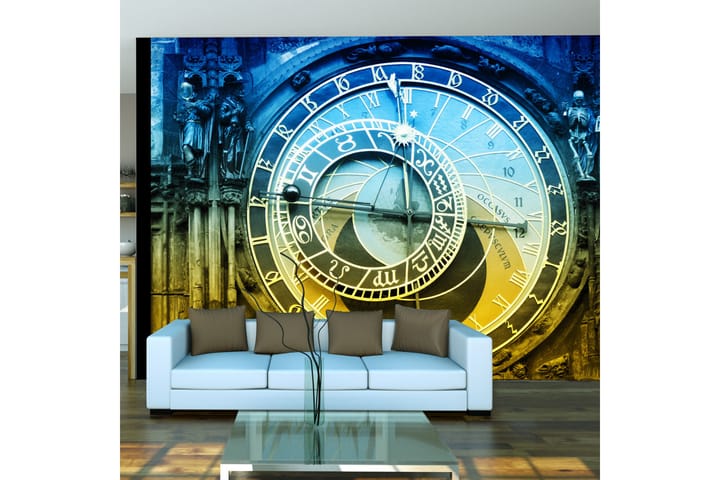 Valokuvatapetti Astronominen kello Praha 350x270 - Artgeist sp. z o. o. - Sisustustuotteet - Seinäkoristeet - Tapetit - Valokuvatapetit