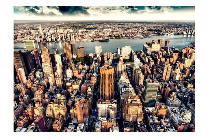 Valokuvatapetti Bird's Eye View Of New York 200x140 - Artgeist sp. z o. o. - Sisustustuotteet - Seinäkoristeet - Tapetit - Valokuvatapetit