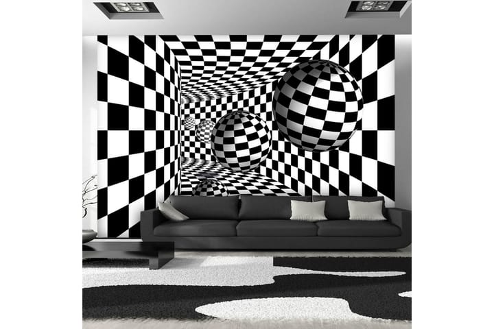 Valokuvatapetti Black & White Corridor 250x175 - Artgeist sp. z o. o. - Sisustustuotteet - Seinäkoristeet - Tapetit - Valokuvatapetit