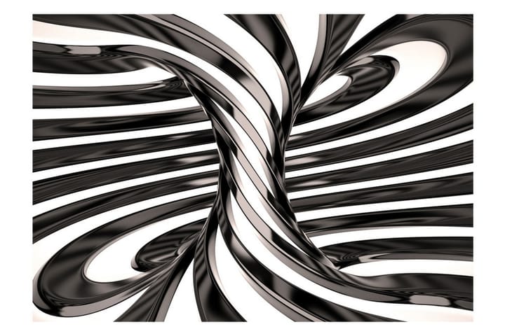 Valokuvatapetti Black And White Swirl 100x70 - Artgeist sp. z o. o. - Sisustustuotteet - Seinäkoristeet - Tapetit - Valokuvatapetit