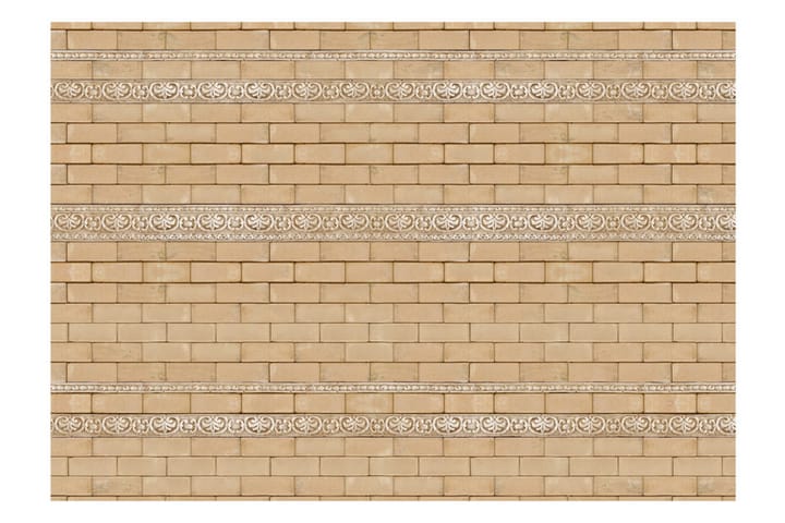 Valokuvatapetti Brick With Ornaments 150x105 - Artgeist sp. z o. o. - Sisustustuotteet - Seinäkoristeet - Tapetit - Valokuvatapetit