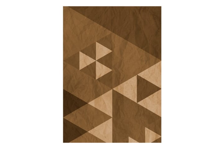 Valokuvatapetti Brown Patchwork 50x1000 - Artgeist sp. z o. o. - Sisustustuotteet - Seinäkoristeet - Tapetit - Valokuvatapetit