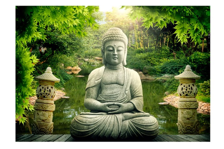 Valokuvatapetti Buddha's Garden 300x210 - Artgeist sp. z o. o. - Sisustustuotteet - Seinäkoristeet - Tapetit - Valokuvatapetit