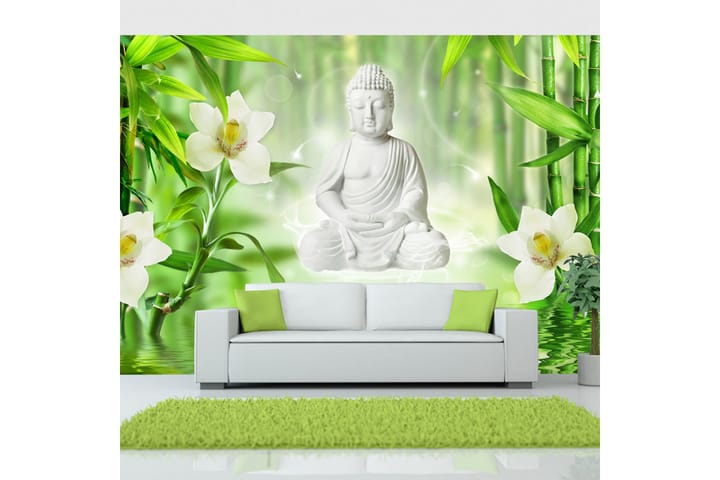 Valokuvatapetti Buddha And Nature 100x70 - Artgeist sp. z o. o. - Sisustustuotteet - Seinäkoristeet - Tapetit - Valokuvatapetit