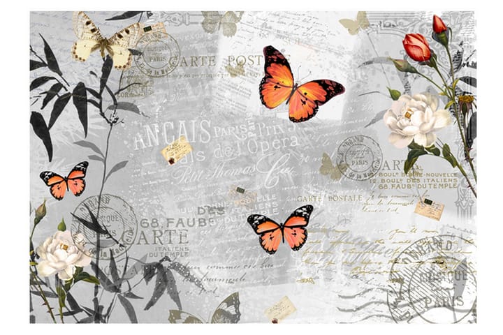 Valokuvatapetti Butterflies Song 200x140 - Artgeist sp. z o. o. - Sisustustuotteet - Seinäkoristeet - Tapetit - Valokuvatapetit