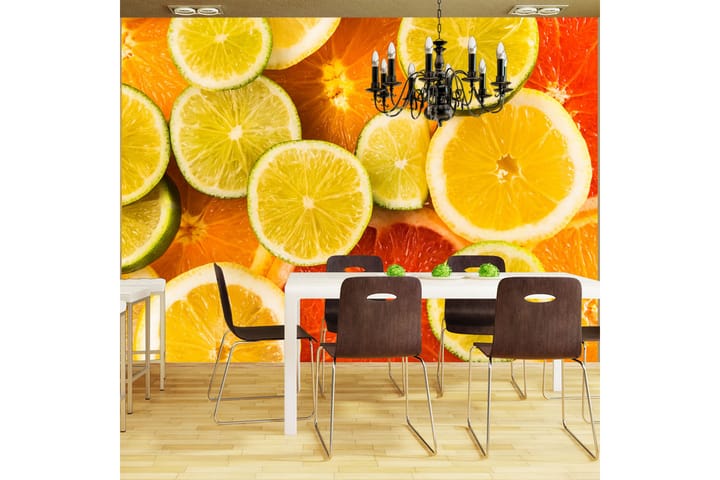 Valokuvatapetti Citrus Fruits 300x231 - Artgeist sp. z o. o. - Sisustustuotteet - Seinäkoristeet - Tapetit - Valokuvatapetit