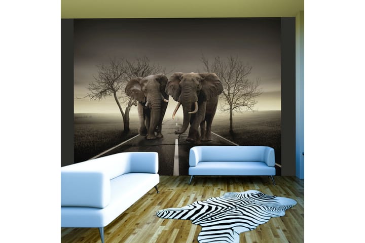 Valokuvatapetti City of Elephants 200x154 - Artgeist sp. z o. o. - Sisustustuotteet - Seinäkoristeet - Tapetit - Valokuvatapetit