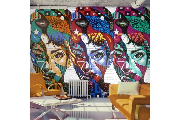 Valokuvatapetti Colorful Faces 150x105 - Artgeist sp. z o. o. - Sisustustuotteet - Seinäkoristeet - Tapetit - Valokuvatapetit