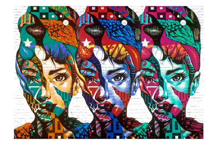 Valokuvatapetti Colorful Faces 150x105 - Artgeist sp. z o. o. - Sisustustuotteet - Seinäkoristeet - Tapetit - Valokuvatapetit