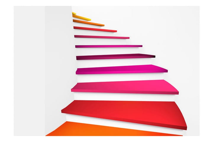 Valokuvatapetti Colorful Stairs 150x105 - Artgeist sp. z o. o. - Sisustustuotteet - Seinäkoristeet - Tapetit - Valokuvatapetit