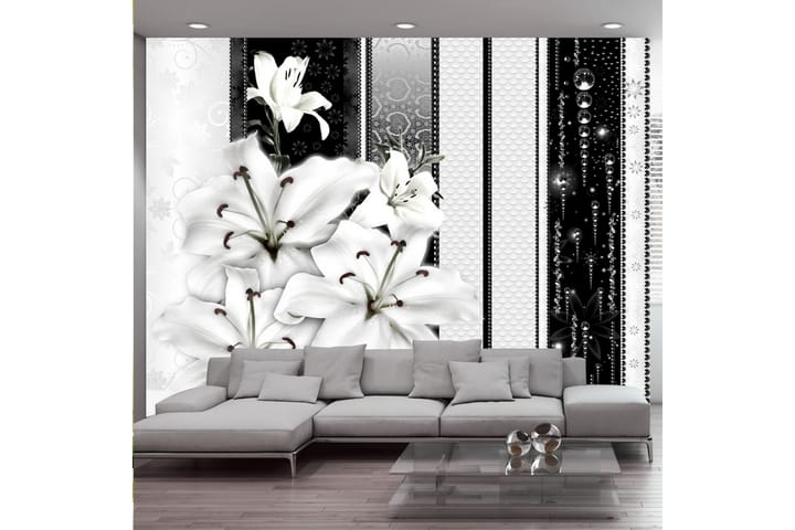 Valokuvatapetti Crying Lilies In White 100x70 - Artgeist sp. z o. o. - Sisustustuotteet - Seinäkoristeet - Tapetit - Valokuvatapetit