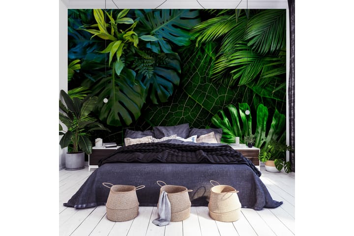 Valokuvatapetti Dark Jungle 300x210 - Artgeist sp. z o. o. - Sisustustuotteet - Seinäkoristeet - Tapetit - Valokuvatapetit