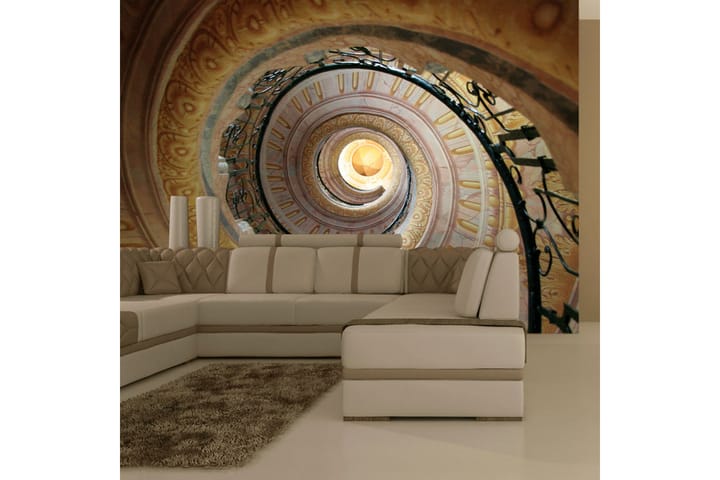 Valokuvatapetti Decorative Spiral Stairs 200x154 - Artgeist sp. z o. o. - Sisustustuotteet - Seinäkoristeet - Tapetit - Valokuvatapetit