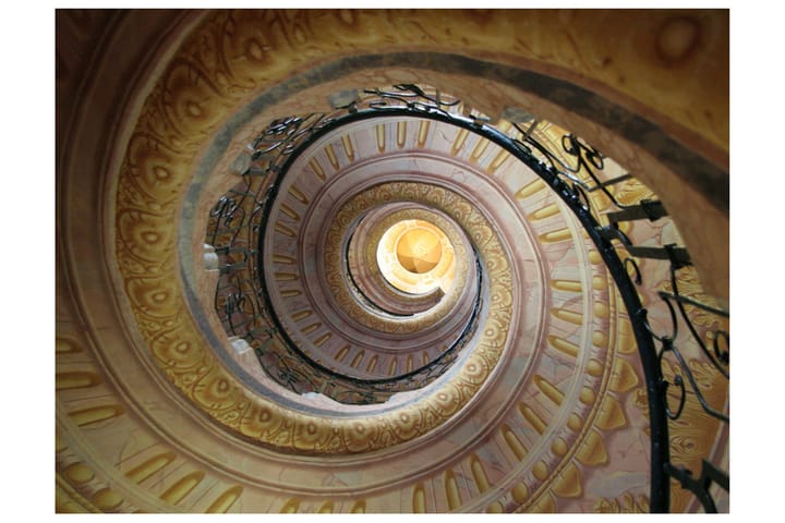 Valokuvatapetti Decorative Spiral Stairs 200x154 - Artgeist sp. z o. o. - Sisustustuotteet - Seinäkoristeet - Tapetit - Valokuvatapetit