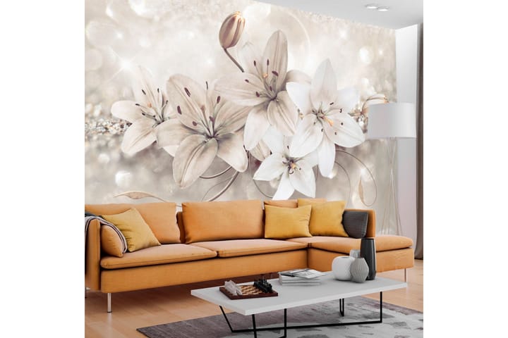 Valokuvatapetti Diamond Lilies 100x70 - Artgeist sp. z o. o. - Sisustustuotteet - Seinäkoristeet - Tapetit - Valokuvatapetit