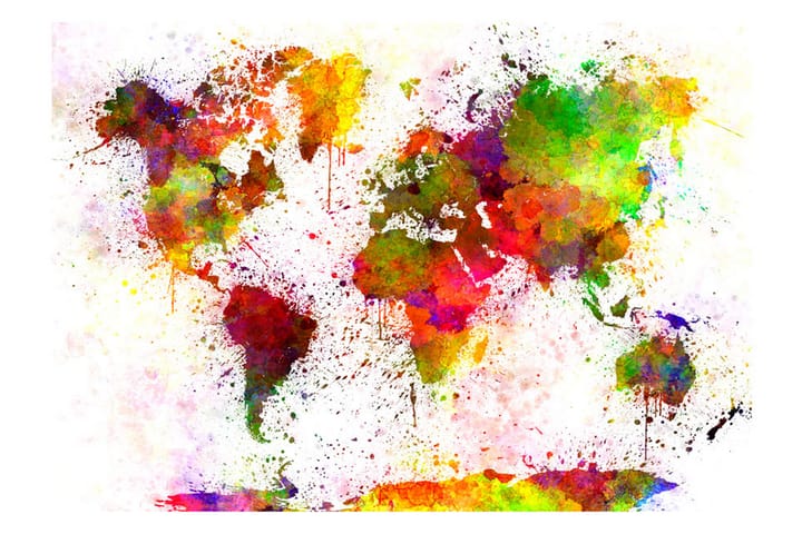 Valokuvatapetti Dyed World 100x70 - Artgeist sp. z o. o. - Sisustustuotteet - Seinäkoristeet - Tapetit - Valokuvatapetit