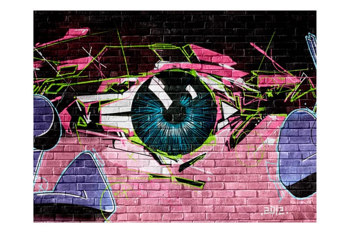 Valokuvatapetti Eye Graffiti 200x154 - Artgeist sp. z o. o. - Sisustustuotteet - Seinäkoristeet - Tapetit - Valokuvatapetit