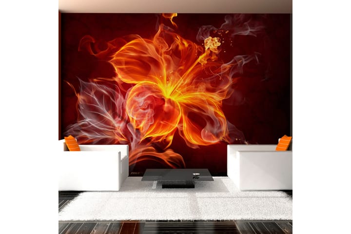 Valokuvatapetti Fiery Flower 200x140 - Artgeist sp. z o. o. - Sisustustuotteet - Seinäkoristeet - Tapetit - Valokuvatapetit