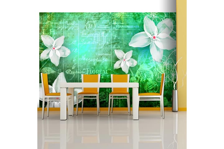 Valokuvatapetti Floral Notes III 100x70 - Artgeist sp. z o. o. - Sisustustuotteet - Seinäkoristeet - Tapetit - Valokuvatapetit