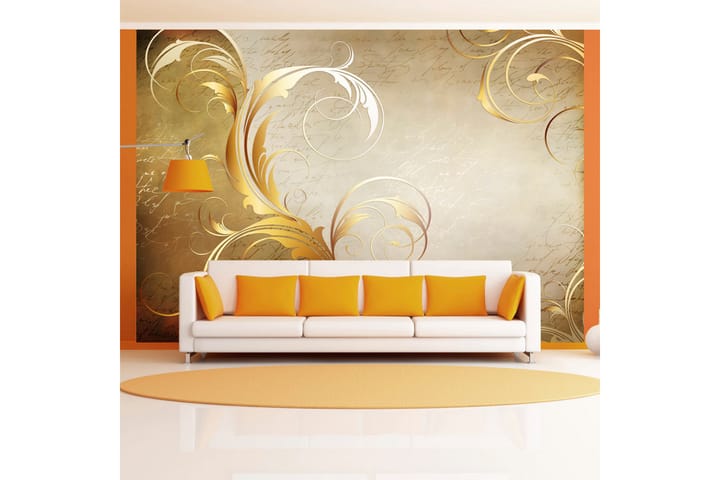 Valokuvatapetti Gold Leaf 100x70 - Artgeist sp. z o. o. - Sisustustuotteet - Seinäkoristeet - Tapetit - Valokuvatapetit