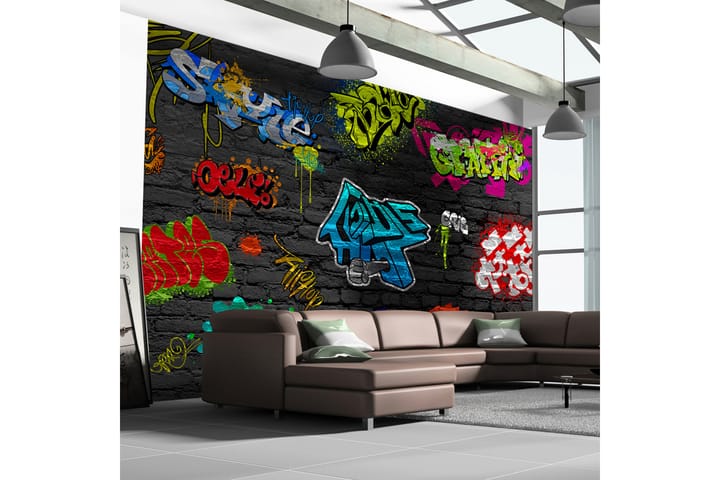 Valokuvatapetti Graffiti Wall 100x70 - Artgeist sp. z o. o. - Sisustustuotteet - Seinäkoristeet - Tapetit - Valokuvatapetit